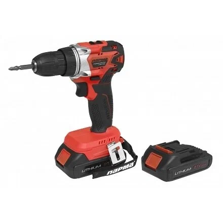 Дрель-шуруповерт ПАРМА ДША-02-2021/2Li (02.021.00016) 21В, 2Ач, 2акк.,2скор,,подсв, индик, кейс