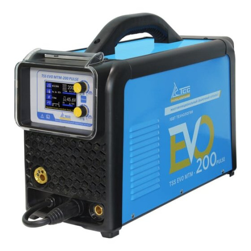 Сварочный полуавтомат ТСС EVO MTM-200 Pulse (35272) инвертор MMA/TIG/MIG 5.04кВт