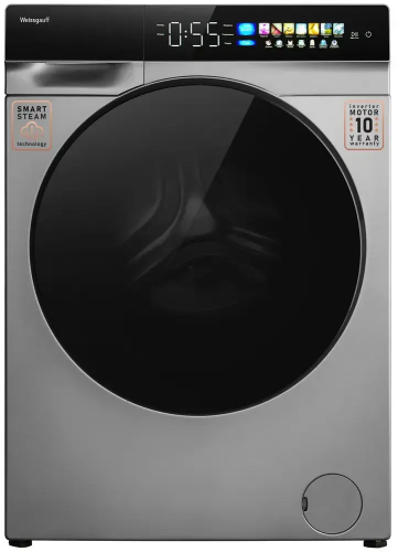 Стиральная машина Weissgauff WM 998 Full Touch DC Inverter Steam Silver