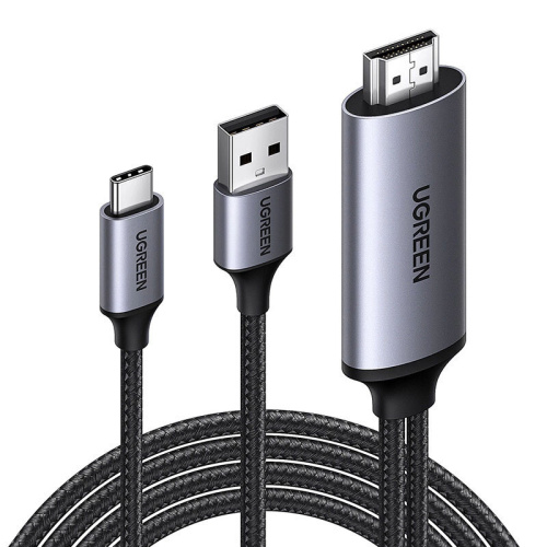 Адаптер UGREEN CM773 (35984A) 4K 60Hz HDMI to USB-C Adapter Gray