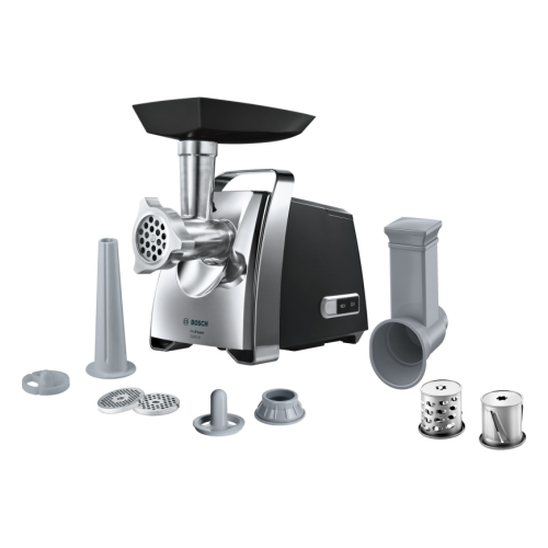 Мясорубка Bosch MFW67440 черный/серебристый