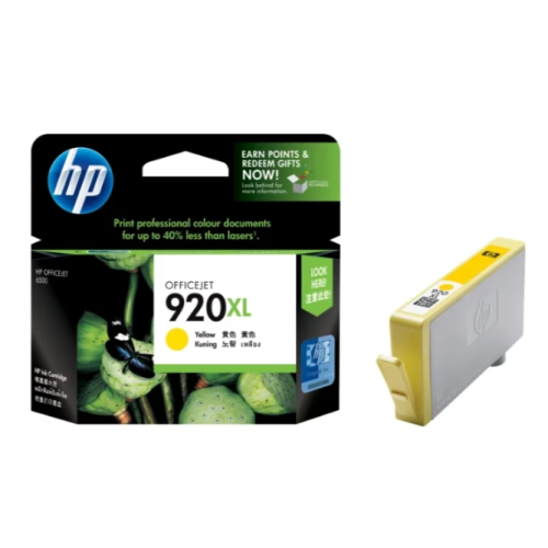 Картридж струйный HP 920XL CD974AE желтый (700стр.) для HP OJ 6000/6500