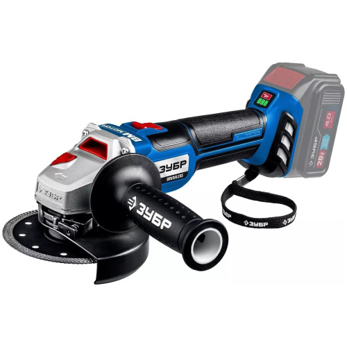 УШМ ЗУБР AB-125, без АКБ, в коробке