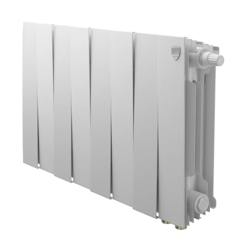 Биметаллический радиатор отопления Royal Thermo PianoForte 300 Серебристый VR80 8 секций