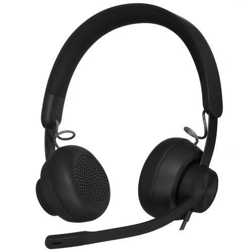 Проводные наушники Logitech Headset Zone Wired UC черный