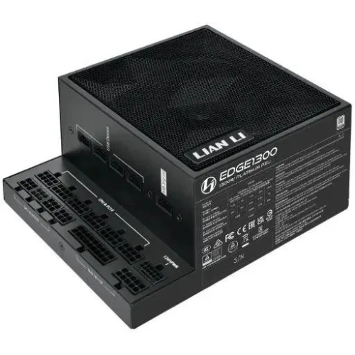 Блок питания Lian-Li Edge1300 Gen.5 (G9P.EG1300.BE00.RU) ATX 1300W 80+ platinum (20+4pin) APFC 80mm fan 12xSATA Cab Manag RTL