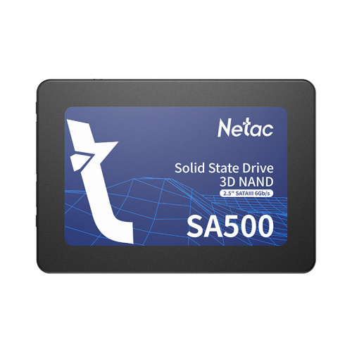 SSD Netac SA500 (NT01SA500-2T0-S3X) 2.5 SATAIII 3D NAND SSD 2TB, R/W up to 530/475MB/s 3Y