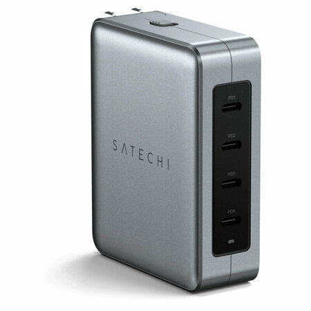 Зарядное устройство Satechi 145W USB-C 4-Port GAN Travel Charger ST-W145GTM Space Gray