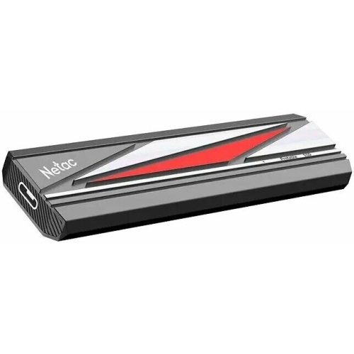 SSD Netac ZX20L (NT01ZX20L-256G-32BK) 256GB USB 3.2 Gen 2 Type-C, R/W up to 2000MB/1800MB/s, with USB C to A cable and 20Gbps USB C to C