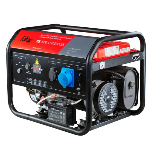 Генератор бензин fubag BS 3500 A ES duplex 46740