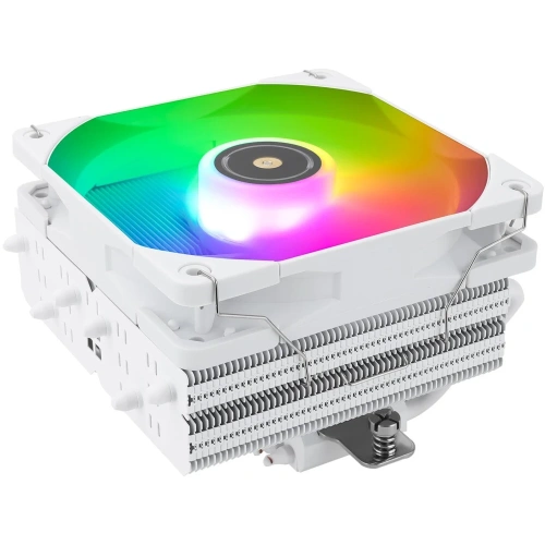 Кулер Thermalright SI-100 White ARGB LGA115X/1200/1700/2011/2066/AM4/AM5 (120mm ARGB PWM Fan, медное основание, 6 тепл. трубок 6мм)