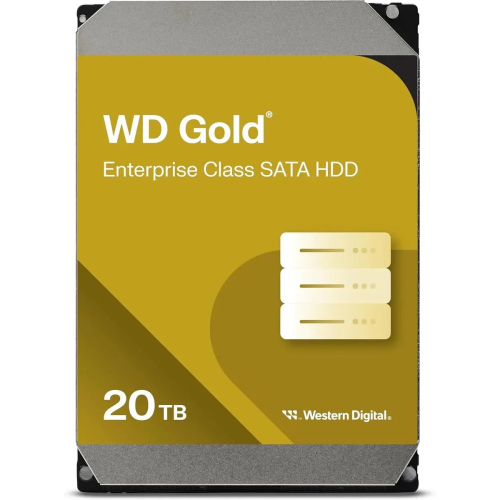 HDD WD Gold WD203KRYZ, 20ТБ, SATA III, 3.5"
