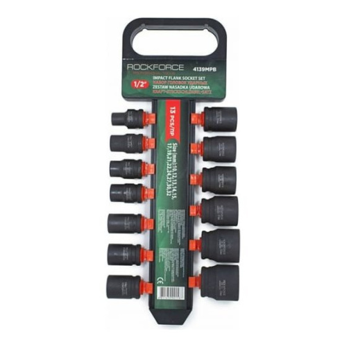 Набор головок ударных ROCKFORCE RF-4139MPB(50486)