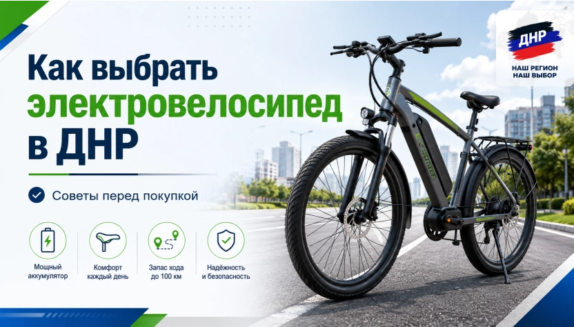 Как выбрать электровелосипед в ДНР — советы перед покупкой Как выбрать электровелосипед в ДНР — советы перед покупкой