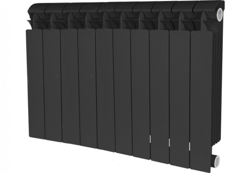 Радиатор биметаллический Global Style Plus 500 (10 секций) черный