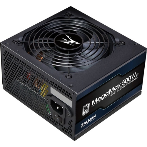 Блок питания Zalman ZM500-TXII (V2), 500W, ATX12V v2.31, APFC, 12cm Fan, 80+ 230V EU, Retail