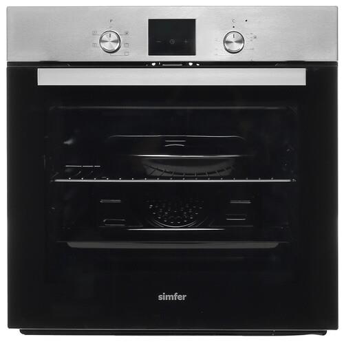 Электрический духовой шкаф Simfer B6EM56016 серебристый
