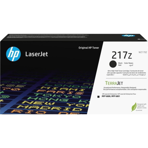 Тонер-картридж HP W2170Z 217Z Ultra High Yield, чёрный Black Original LaserJet Toner Cartridge