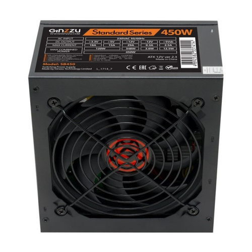 Блок питания Ginzzu SB450 12CM