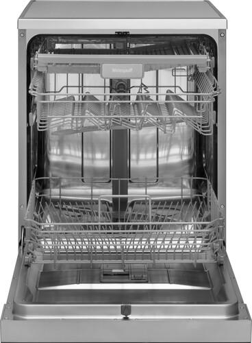 Посудомоечная машина Weissgauff DW 6138 Inverter Touch Inox серый с авто-открыванием и инвертором, 14 комплектов посуды, 9 программ