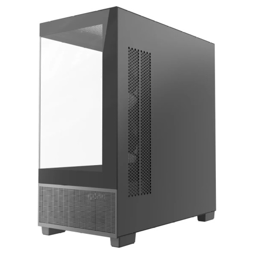 Корпус Powercase Vision Micro S3B (CVMMSB-A3), Tempered Glass, Type-C, 3x 120mm ARGB PWM Fan, чёрный, mATX