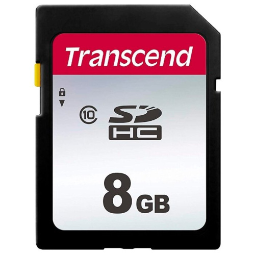 Карта памяти Transcend TS8GSDC300S SDHC 300S, 8GB UHS-I Class U1