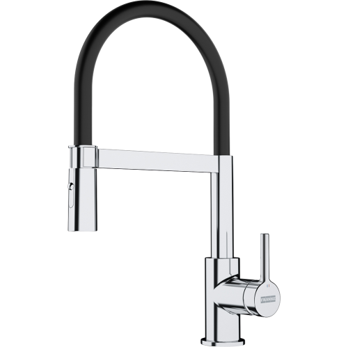 Смеситель FRANKE Lina Semi-pro 115.0626.085 хром/черный
