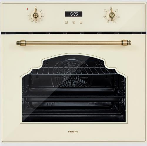Электрический духовой шкаф HIBERG VM 6260 RY бежевый