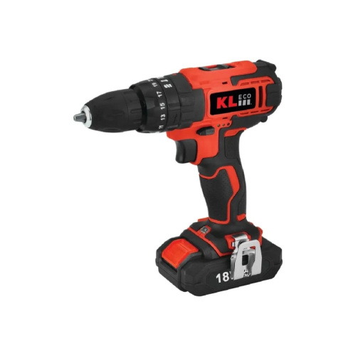 Шуруповерт ударный аккумуляторный KLECO KE18DM-15 с АКБ и ЗХУ