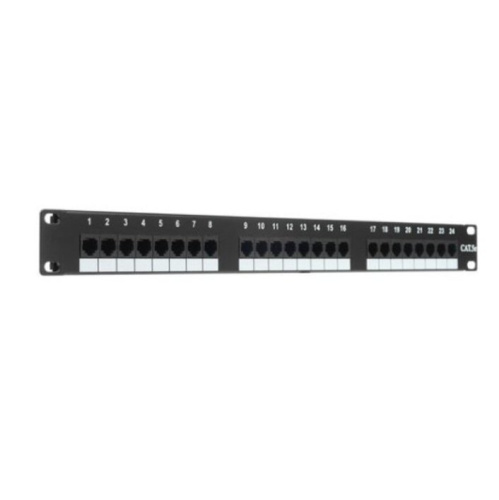 Патч-панель Lanmaster NM-PPU24C 19" 2U 24xRJ45 кат.5e UTP