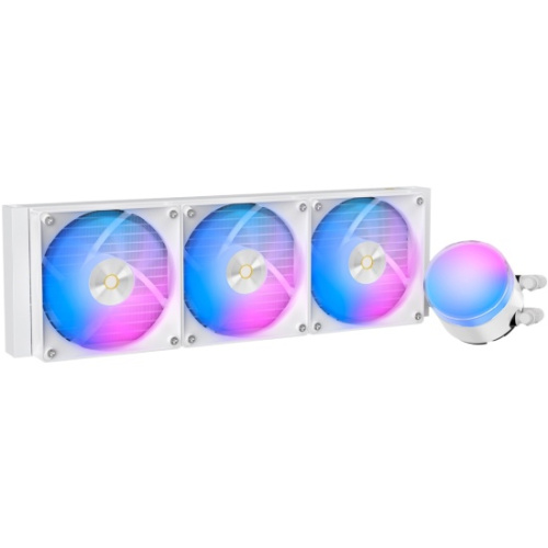Вентилятор Ocypus Delta L36 WH ARGB V2, 360mm, ARGB Pump, 3x120mm ARGB fans, LGA115X/1200/1700/18XX, AM4/AM5