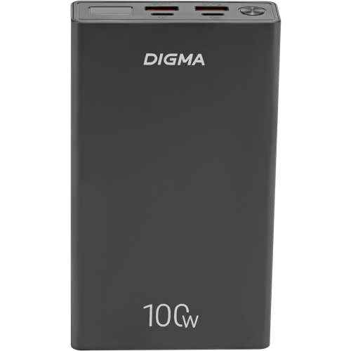 Power Bank Digma DGPD100WA (DGPD20A100ABK), 20000мAч черный