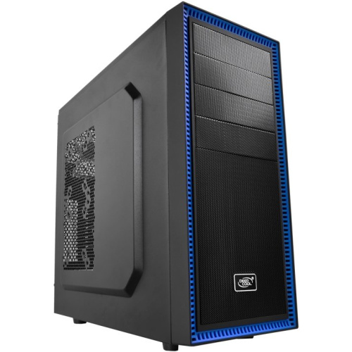 Корпус Deepcool TESSERACT BF (DP-CCATX-TSRBFBK) ATX, Black-Blue, без БП
