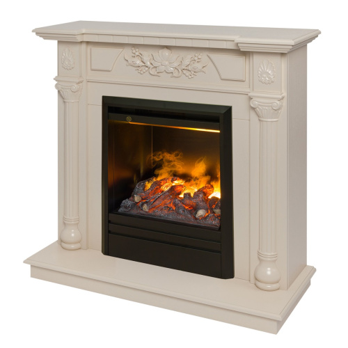 Электрокамин RealFlame Dacota WT белый дуб с очагом 3D Olympic