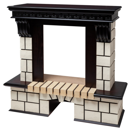 Портал каминный из МДФ RealFlame Stone под очаги (Majestic, Fobos, Eugene, 3D Olympic) AO античный дуб