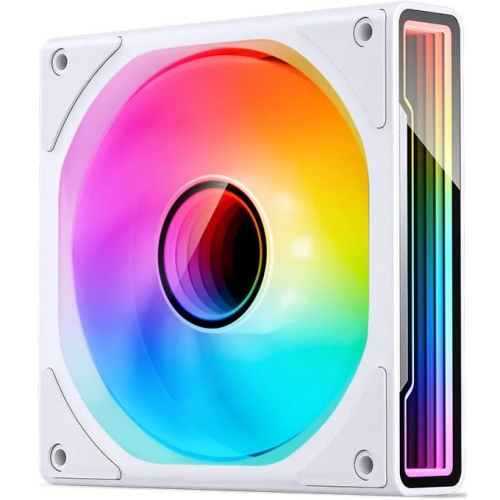 Вентилятор JONSBO ZK-120W(3 in 1) White 120х120х25мм (ARGB LED, 800-2200об/мин, белый) Retail