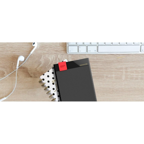 Внешний HDD Silicon Power Diamond D30 (SP040TBPHDD3LS3K), 4TB 2.5", USB 3.2, Черный