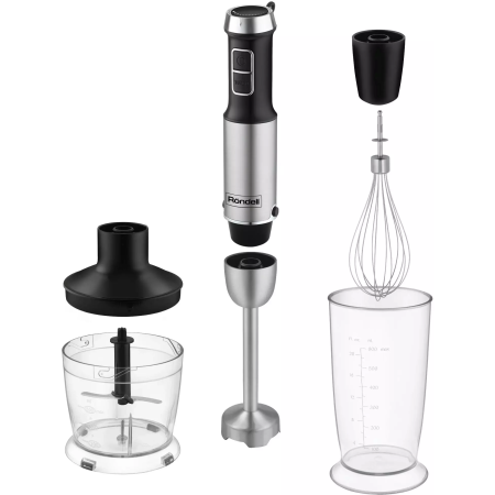 Блендер Rondell RDE-1306 черный/серебристый