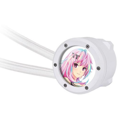 СВО Thermaltake TH280 V2 Ultra EX Snow ARGB (CL-W427-PL14SW-A) Soc-AM5/AM4/1151/1200/1700 белый 4-pin 30.7dB Al+Cu LCD Ret