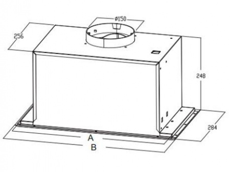 Вытяжка полновстраиваемая Midea MH60I370W белый
