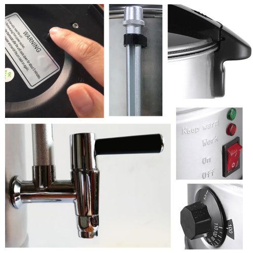 Термопот KSITEX SKT-006L нержавеющая сталь