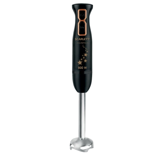 Блендер погружной Scarlett SC-HB42M45 черный/золотистый