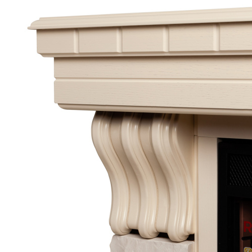 Портал для электрокамина Country 25,5/26 WT Белый дуб