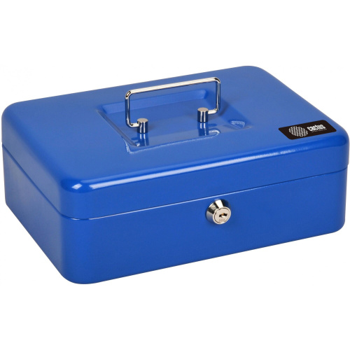 Ящик для денег без номинала Cactus CS-CB-003BL 90x250x180 синий сталь 1.367кг