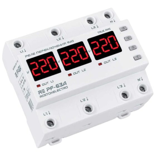 Реле напряжения RE PF-63A