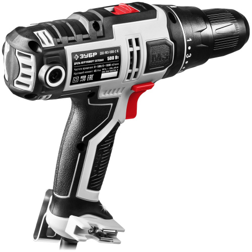 Дрель-шуруповерт Зубр ДШ-М3-500-2
