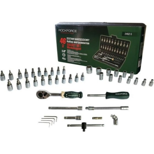 Набор торцевых головок и насадок RockForce RF-2462-5