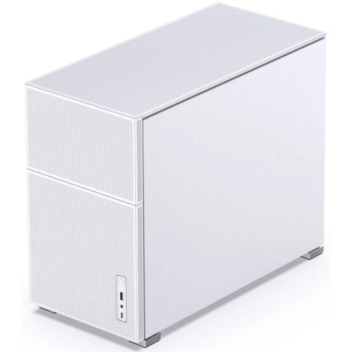 Корпус Jonsbo D31 Mesh White без БП, боковая панель из закаленного стекла, mini-ITX, micro-ATX, белый