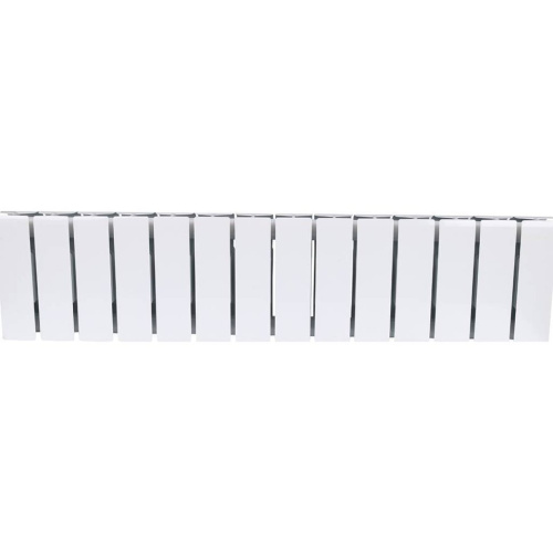 Биметаллический радиатор отопления Rifar Base 200 боковое подключение 14 секций белый RAL 9016