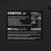 24" Телевизор Centek CT-8724 черный 1366x768, HD Ready, 60 Гц, Wi-Fi, Smart TV, Android TV